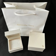Samantha tiara リング用空箱　紙袋