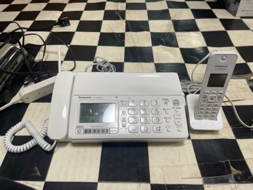 【リサイクルサービス八光】2014年製　パナソニック　　ファックス付き電話機　子機1台付　KX-PZ200DL-W