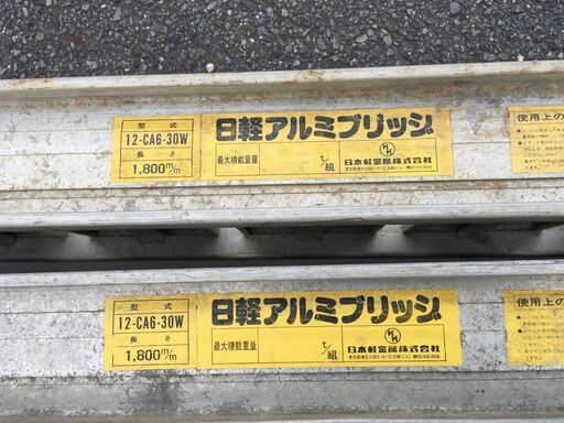 【エコツール岡崎インター店 】日軽 アルミブリッジ 12-CA6-30W【愛知県/岡崎市/工具】【IT5IYDUHX5CU】