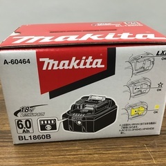 【未使用】makita 18Vバッテリー BL1860B