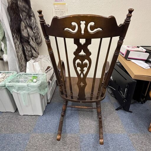 中古品】飛騨産業 キツツキマーク ロッキングチェア ロッキンチェア 