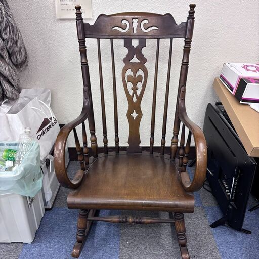 中古品】飛騨産業 キツツキマーク ロッキングチェア ロッキンチェア 