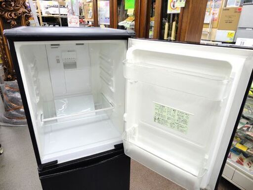 現状特価品 西岡店 冷蔵庫 137L 2008年製 2ドア シャープ SJ-14P-B ブラック 100Lクラス