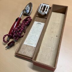 東京芝浦電気株式会社「東芝 裁縫こて」SIL-81形（箱付き）