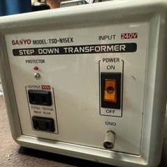 変圧器（SANYO 240V用）