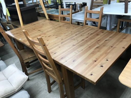 イケア IKEA ダイニング伸縮テーブルセット STRANDTORP ストランドトル