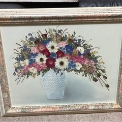 押し花作品 額縁付き①