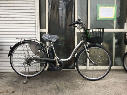 地域限定送料無料　ヤマハ　パス　チェア　新基準　12,3AH　シルバー　パスウィズ　ビビ　神戸市　電動自転車