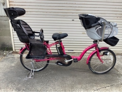 389  パナソニック新機種電動アシスト自転車gyuutomini20インチピンクボディー
