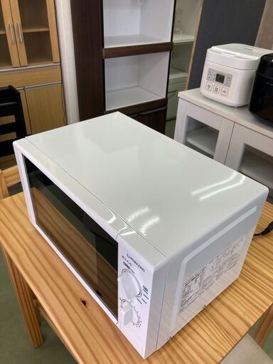 【リサイクルショップ　ピカソ　小松原】2021年製 MAXZEN 60hz 17L 単機能 ターンテーブル 電子レンジ JM17BGZ01★8639★