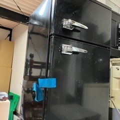 【無料】2ドアレトロ 冷凍冷蔵庫 SP-RT85L2-BK 20...