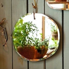 WALL HANGING MIRROR CLOUD OVAL  ...