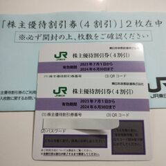 4/29のみ新橋駅お渡し可能　JR東日本株主優待券2枚