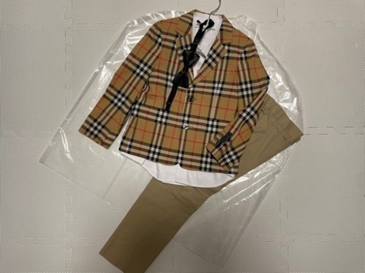 〖 BURBERRY LONDON 〗バーバリージャケット／パンツ／オマケでワイシャツ＆蝶ネクタイ