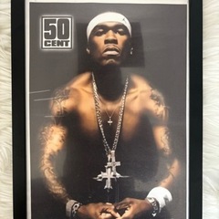 hiphopポスター、キャンパスプリント、50cent