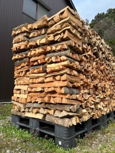 乾燥薪　広葉樹mix  1㎥（500kg）
