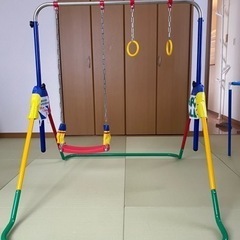 ポップンロール　室内遊具　ブランコ　鉄棒　吊り輪