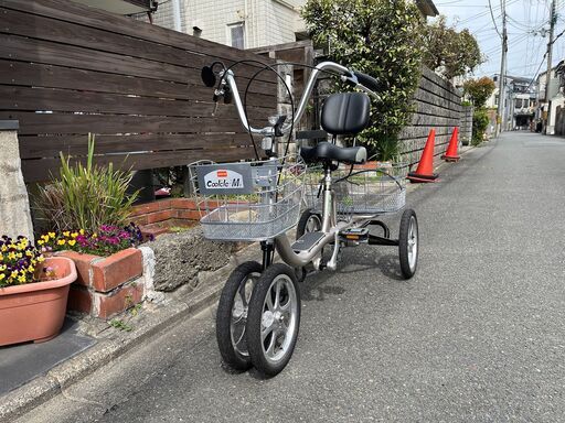 TOBU AERO クークルMII シニア向け 三輪車 日本製 （シルバー）