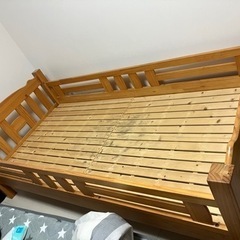 木製2段ベッド