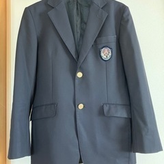 男子ブレザー　学生服　L  紺色