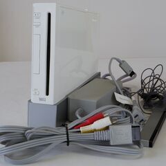 任天堂 Wii 本体+電源+AVコード+センサーバー 