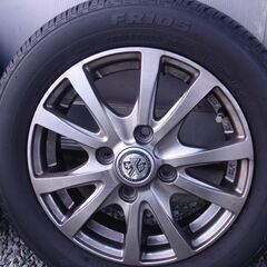 ②155/65R13☆夏タイヤ×アルミ セット品 2本 夏タイヤ ホイール付き 155/65 R13