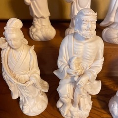 中国　八仙人　白磁