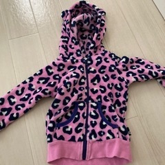 トラ柄パーカー　冬物　耳付き　女の子 90子供用品 キッズ用品 子供服