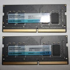 CFD STANDARO　DDR4  8GBメモリ　2枚