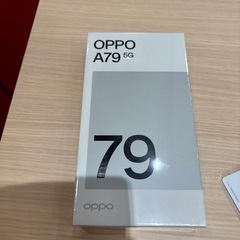 oppo a79 未使用品　開封済み　本日限定