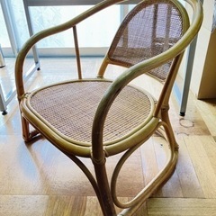 【お取引決まりました】竹製椅子
