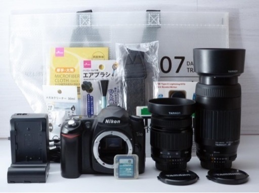 ☆Nikon D50☆S数約6500回○Wズームレンズ○スマホ転送 1ヶ月 ☆Nikon D50☆S数約6500回○Wズームレンズ○スマホ転送 1ヶ月