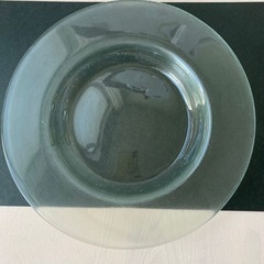 超オシャレ 大皿3枚 ガラス プレート サラダボウル デザートプレート