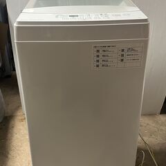 ②ニトリ 2020年製 全自動洗濯機 6.0kg ホワイト 送風...