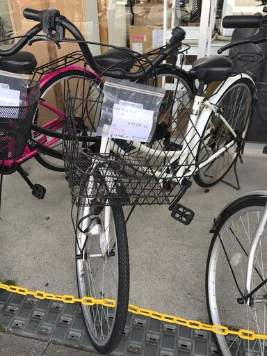 ★ジモティ割あり★  自転車 26インチ ホワイト クリーニング済み KJ4839