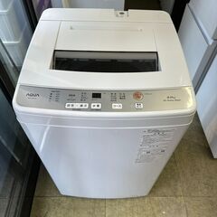 AQUA　全自動洗濯機 AQW-S6N（w）6kg　2023年製
