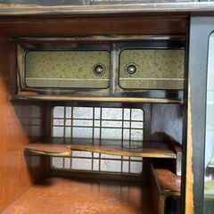 【配送料込】アンティーク家具大正後期から昭和初期の飾り棚　美品です