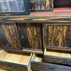 【配送料込】アンティーク家具大正後期から昭和初期の飾り棚　美品です