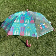 子供用傘　うさぎ柄　45cm