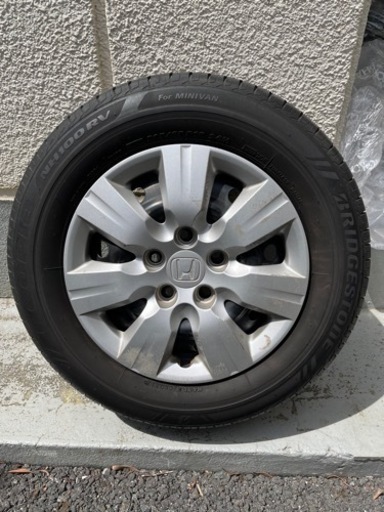 値下げしました！ホンダステップワゴンなどタイヤ4本 スチールホイール  