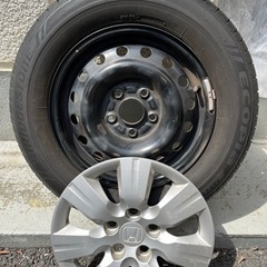 値下げしました！　ホンダ　ステップワゴンなど　タイヤ4本 スチールホイール 205/65 R15 94H 0717(2017年7週)