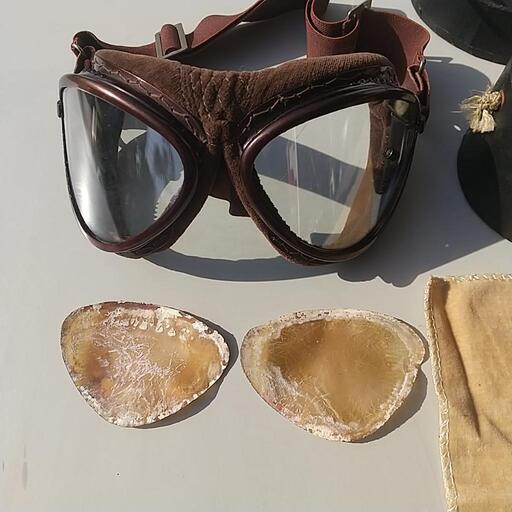 日本軍 日本海軍 海軍航空隊 日満工業製 飛行眼鏡 航空眼鏡 軍用 日本