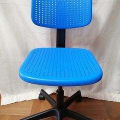 IKEA/イケア 青  オフィスチェア パソコンチェア 椅子 イ...