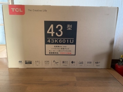 TCL 43型テレビ新品