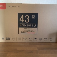 TCL 43型テレビ新品　