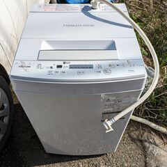 東芝　全自動洗濯機　4.5kg　2019年製造