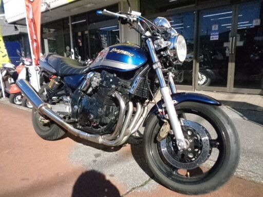 NO.4963　イナズマ４００　油冷４サイクル４気筒４００ｃｃ　タックロールシート　メタリックネイビー　 ＆Ｚ２ライン　☆彡