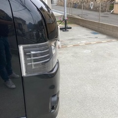 200系ハイエース　バットパネル　バットフェイス　ボンネット