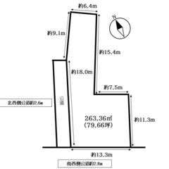 【売地】西尾市馬場町 ＼建築条件なし／