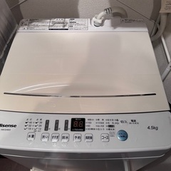 45L一人暮らし用　洗濯機　(取引中のため受付終了)